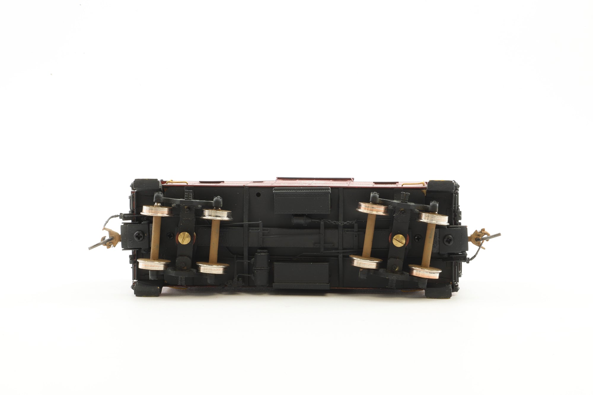 Overland Models HO Brass OMI-3867 Caboose N&W Class C31 Steel Red w/ Weathering '518632'