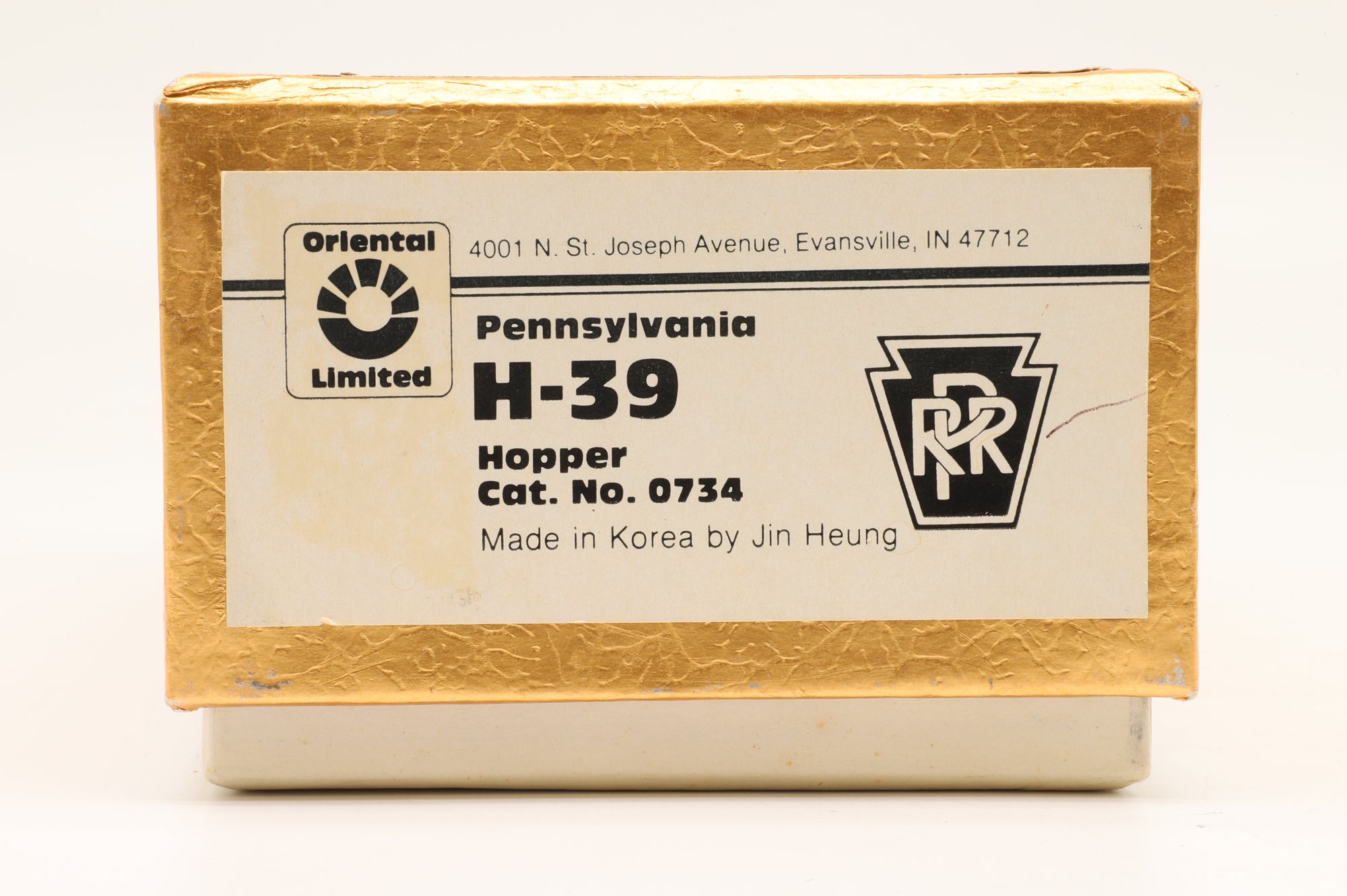 Oriental Limited HO Brass 0734 H-39 Pennsylvania Hopper Unpainted