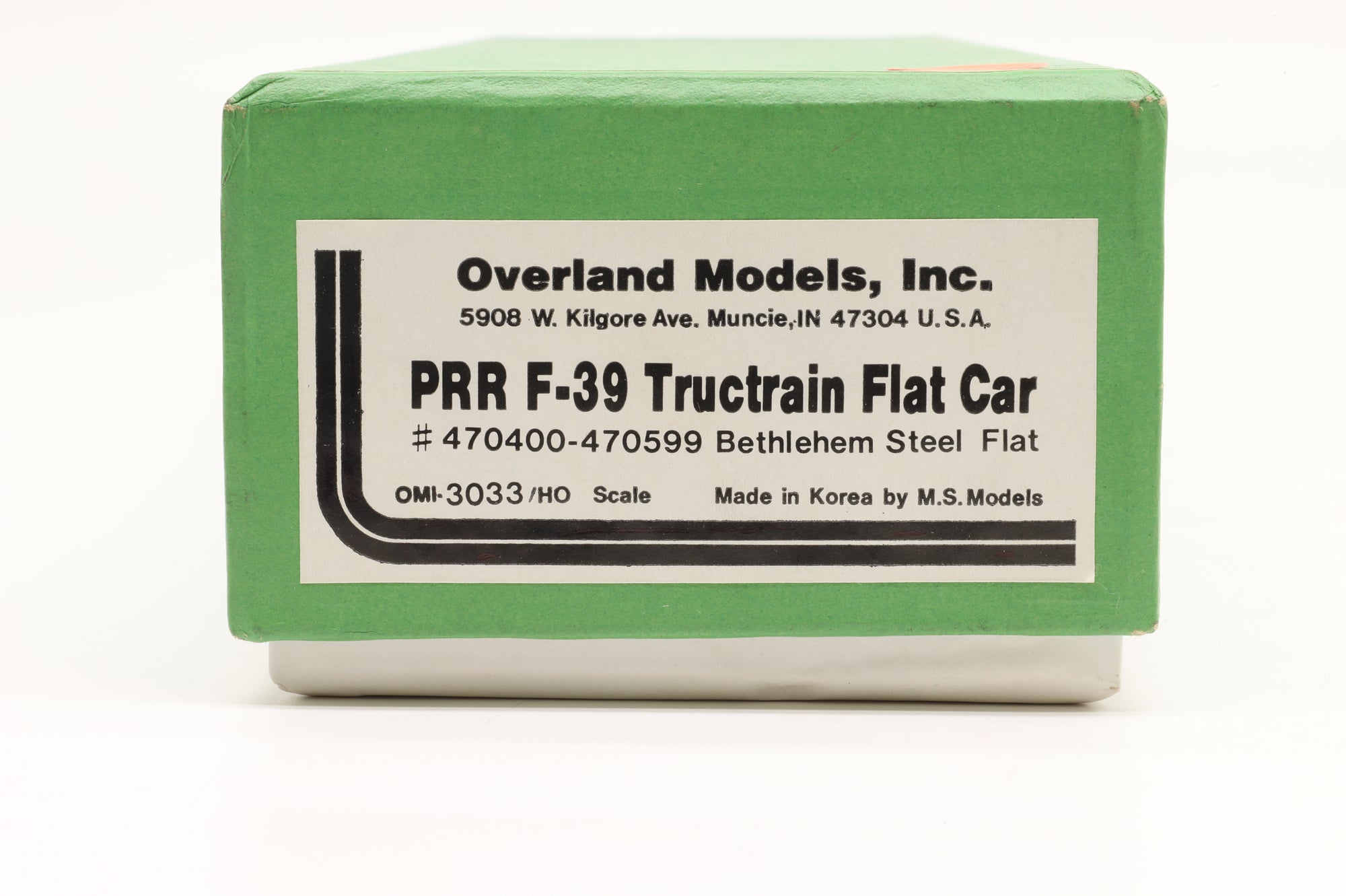 Overland Models HO Brass OMI-3033 PRR F-39 Tructrain Flat Car Unpainted