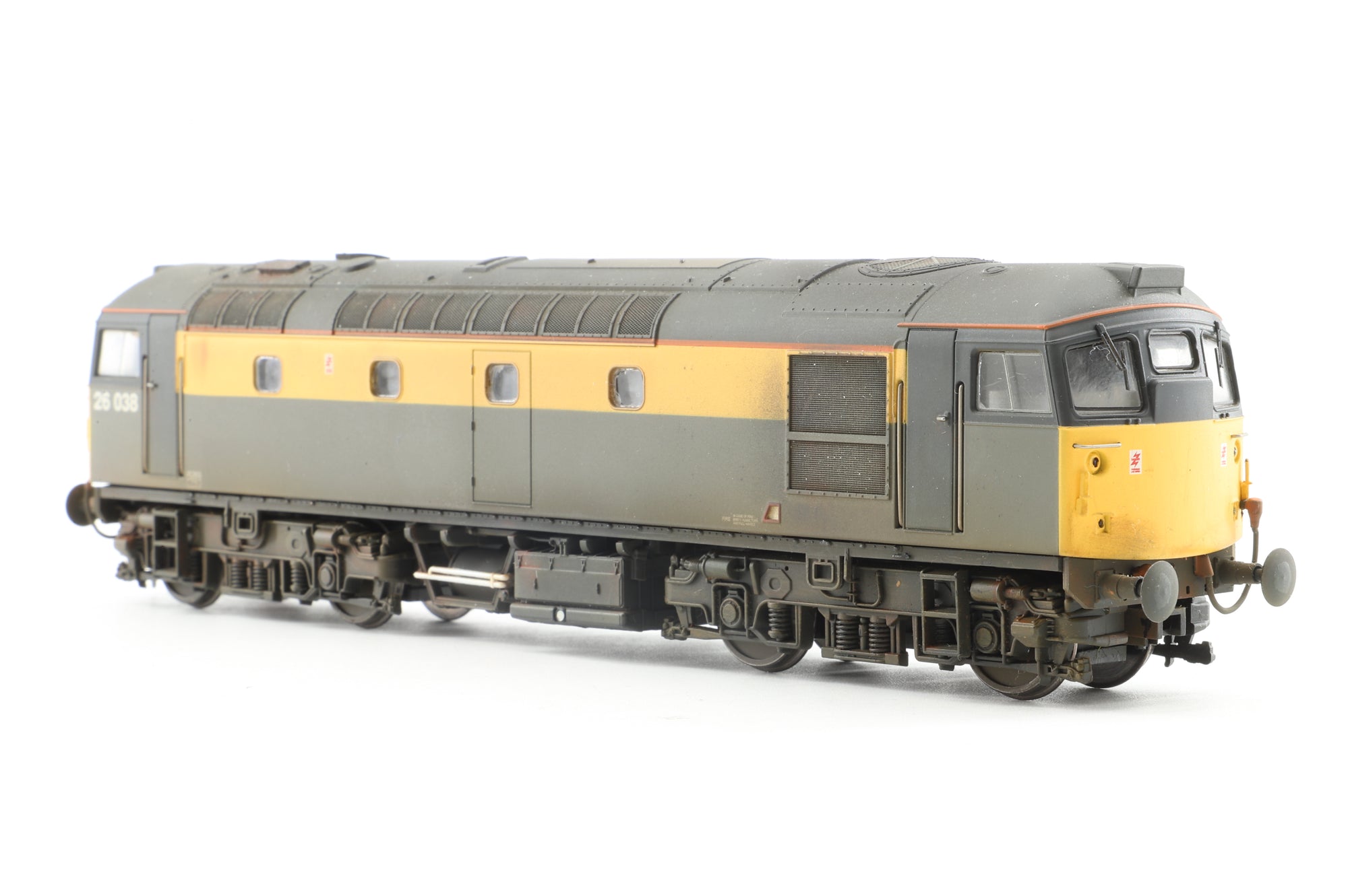 Heljan OO 26331 Class 26 26038 in BR Engineers 'Dutch' - DCC Sound & Weathered