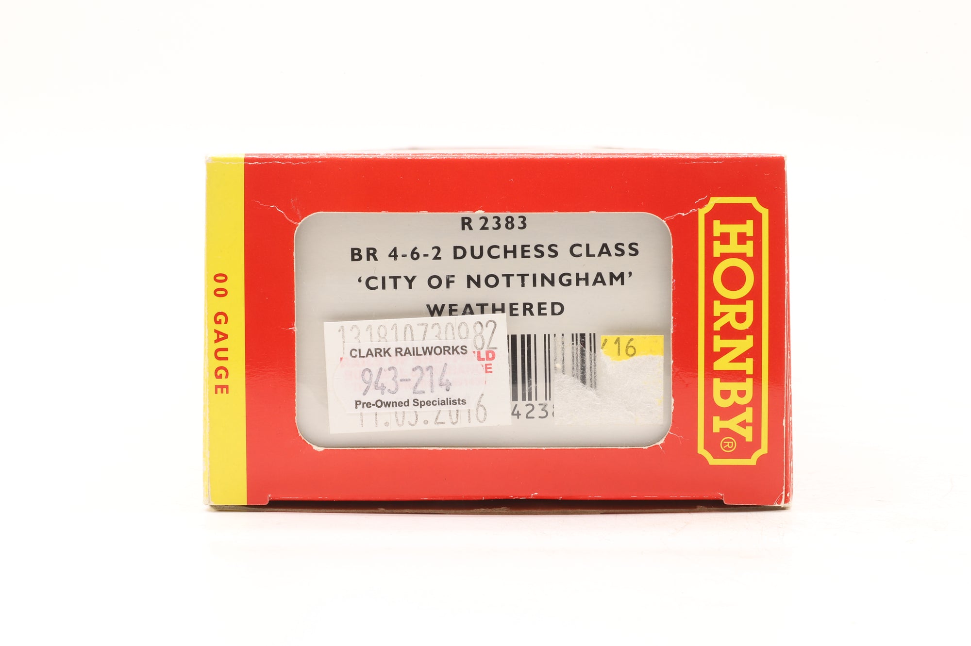 Hornby OO R2383 Duchess Class '46251' 'City Of Nottingham' BR Lined Maroon L/C Weathered