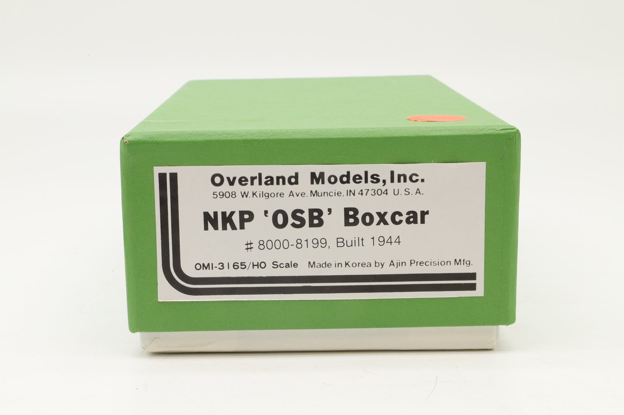 Overland Models/MS Models HO Brass OMI-3165 NKP 'OSB' Boxcar, Plain Brass