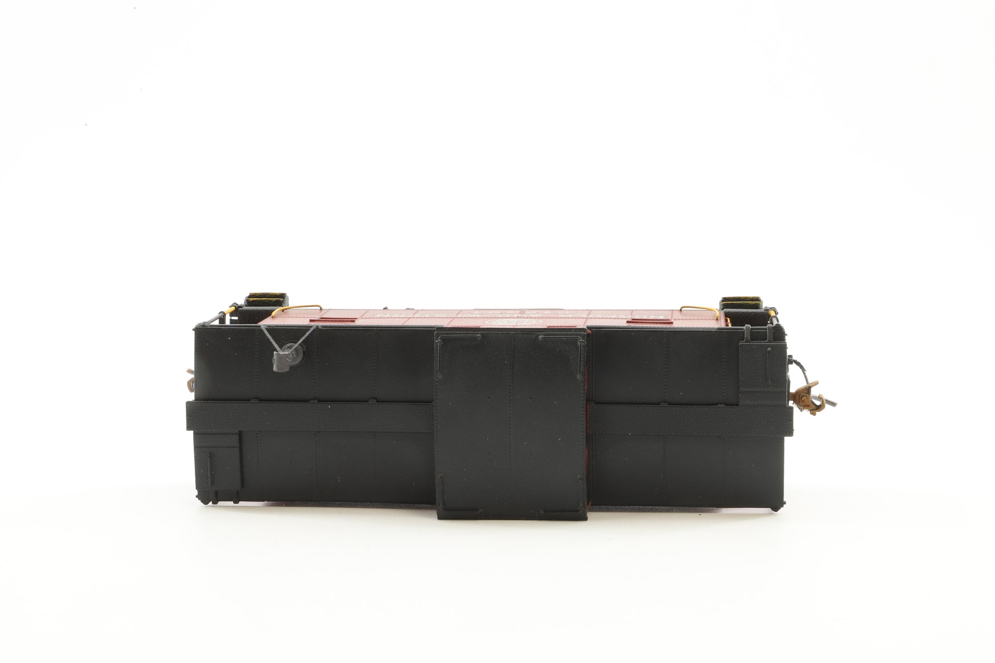 Overland Models HO Brass OMI-3867 Caboose N&W Class C31 Steel Red w/ Weathering '518632'