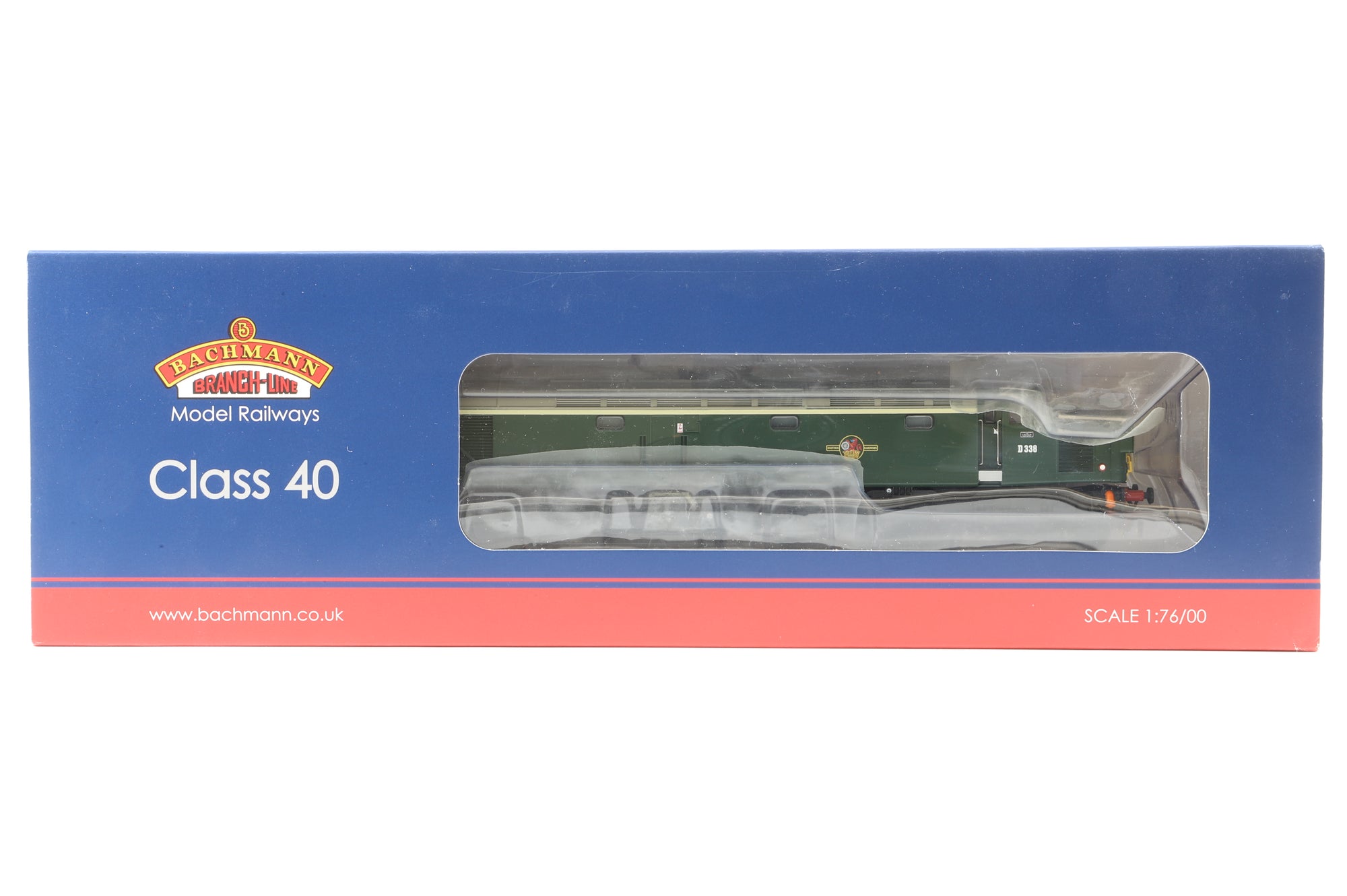 Bachmann OO 32-483 Class 40 Diesel 'D338' BR Green Small Yellow Panel