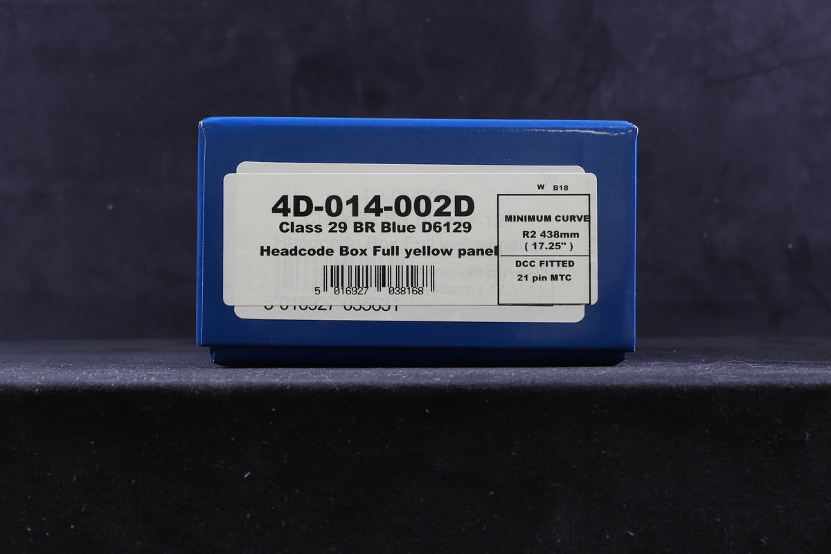 Dapol OO 4D-014-002D Class 29 BR Blue &#39;D61&#39; Full Yellow Panel