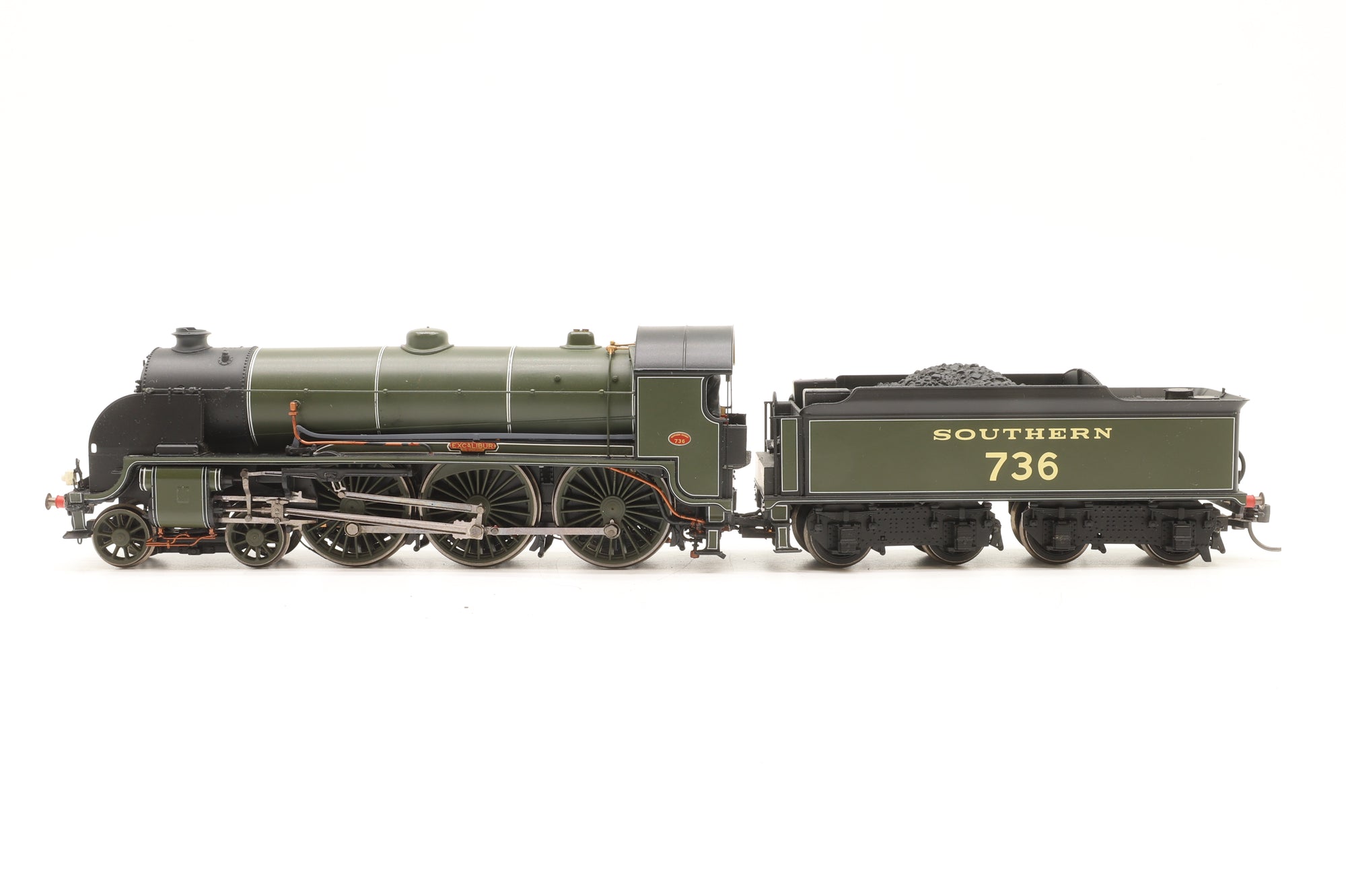 Hornby OO King Arthur Class 'Excalibur' 736' SR Green, DCC Sound