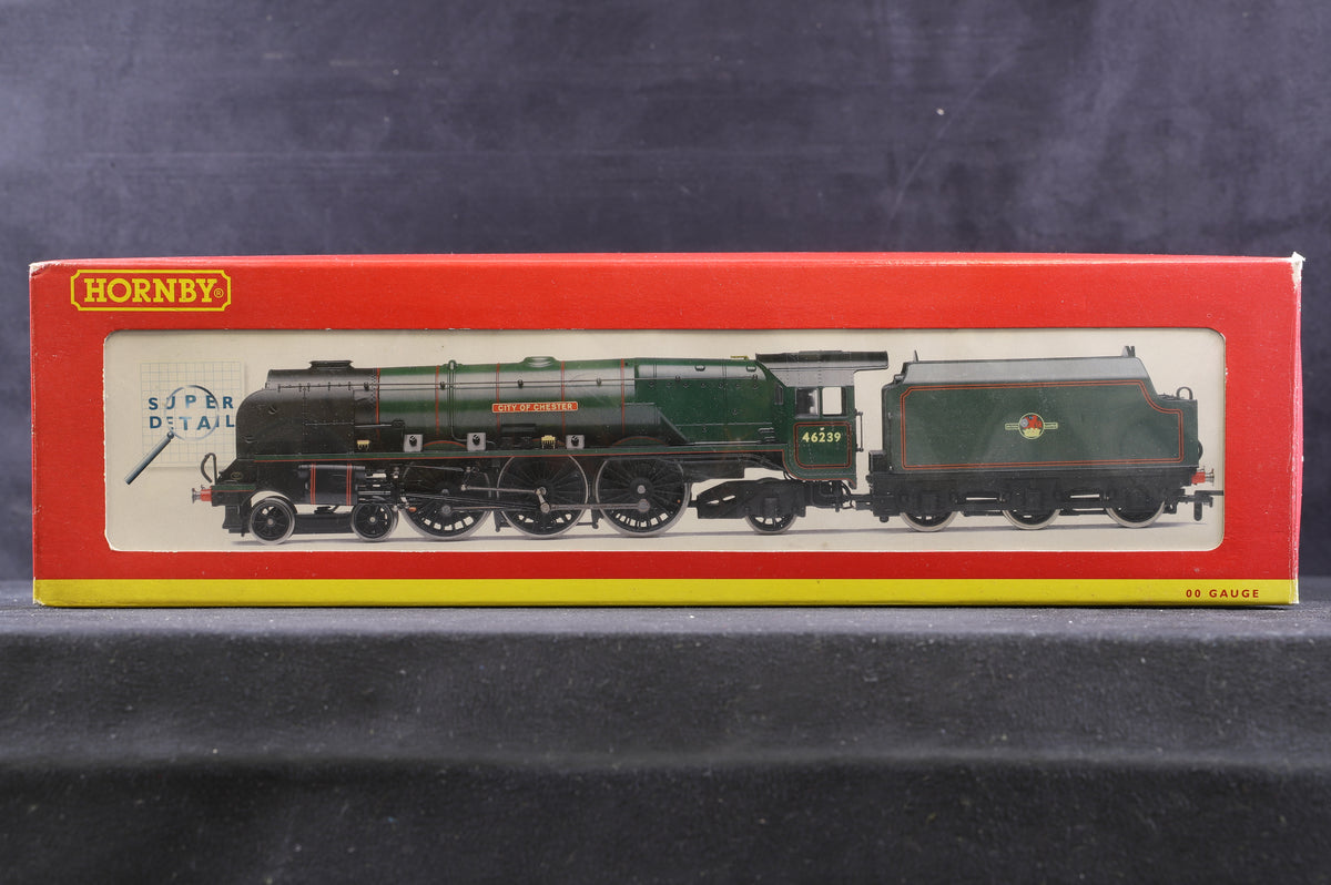 Hornby OO R2312 BR Lined Green 4-6-2 Duchess Class &#39;46239&#39; &#39;City of Chester&#39;