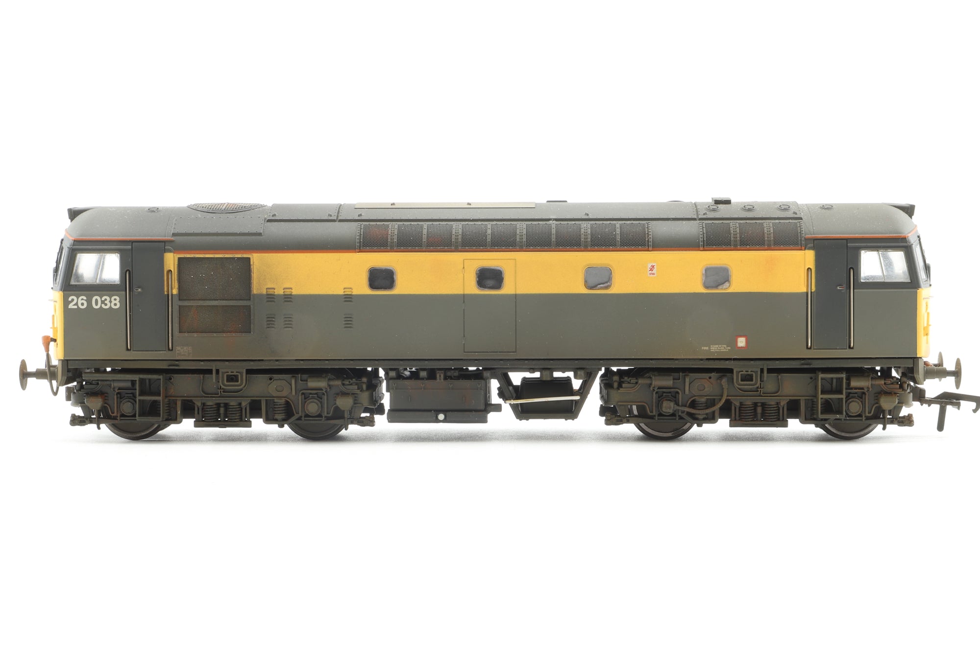 Heljan OO 26331 Class 26 26038 in BR Engineers 'Dutch' - DCC Sound & Weathered