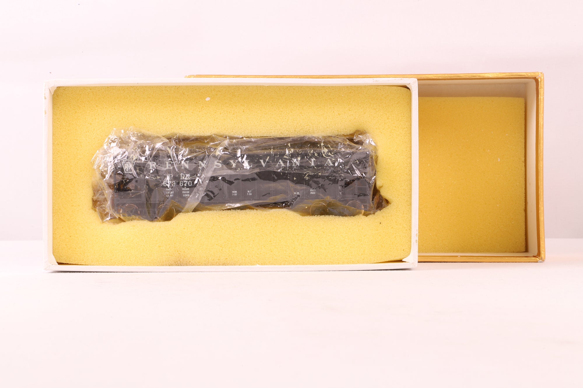 Oriental Limited HO Brass 0734 Hopper Covered PRR Class H39 C/P Tolf '673670'