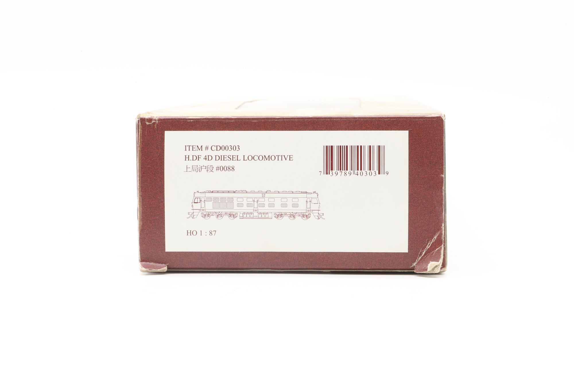 Bachmann China HO CD00303 H.DF 4D Diesel #0088 in CR Red/Cream