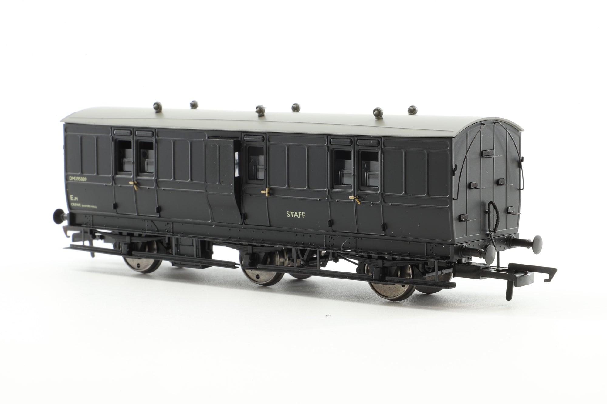 Hattons OO H4-6FB-901BL 6 Wheel Full Brake Tool Van BR Black