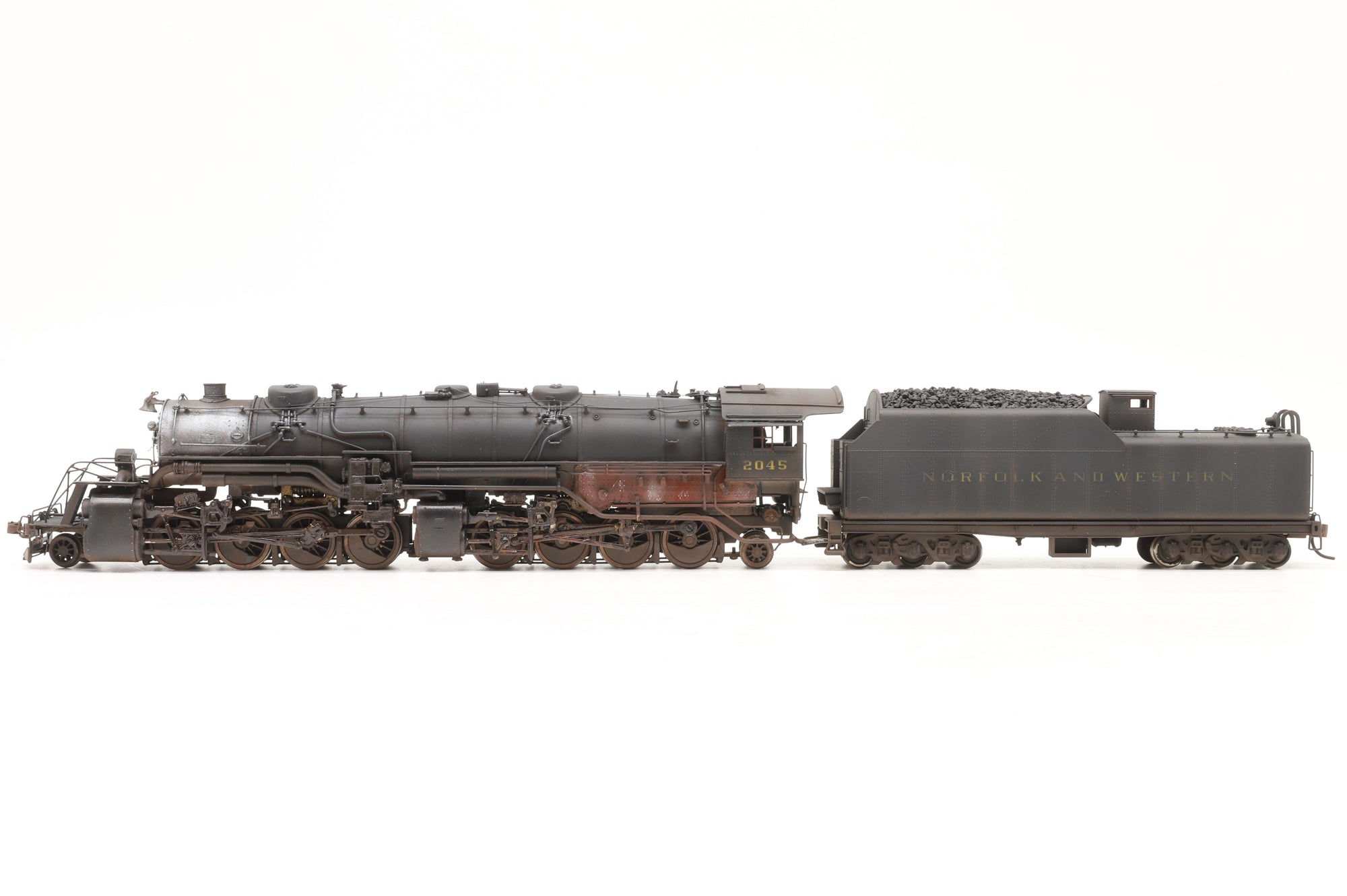 GDM/ NJ Custom Brass HO Brass N&W Class Y3 2-8-8-2 Factory Painted & Pro Weathered