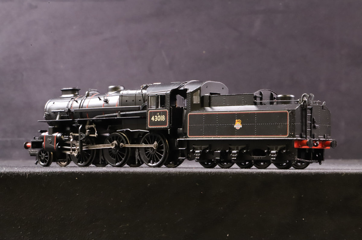 WORKSHOP Bachmann OO 32-581 Ivatt Class 4MT 43018 in Lined BR Black w/ Early Crests