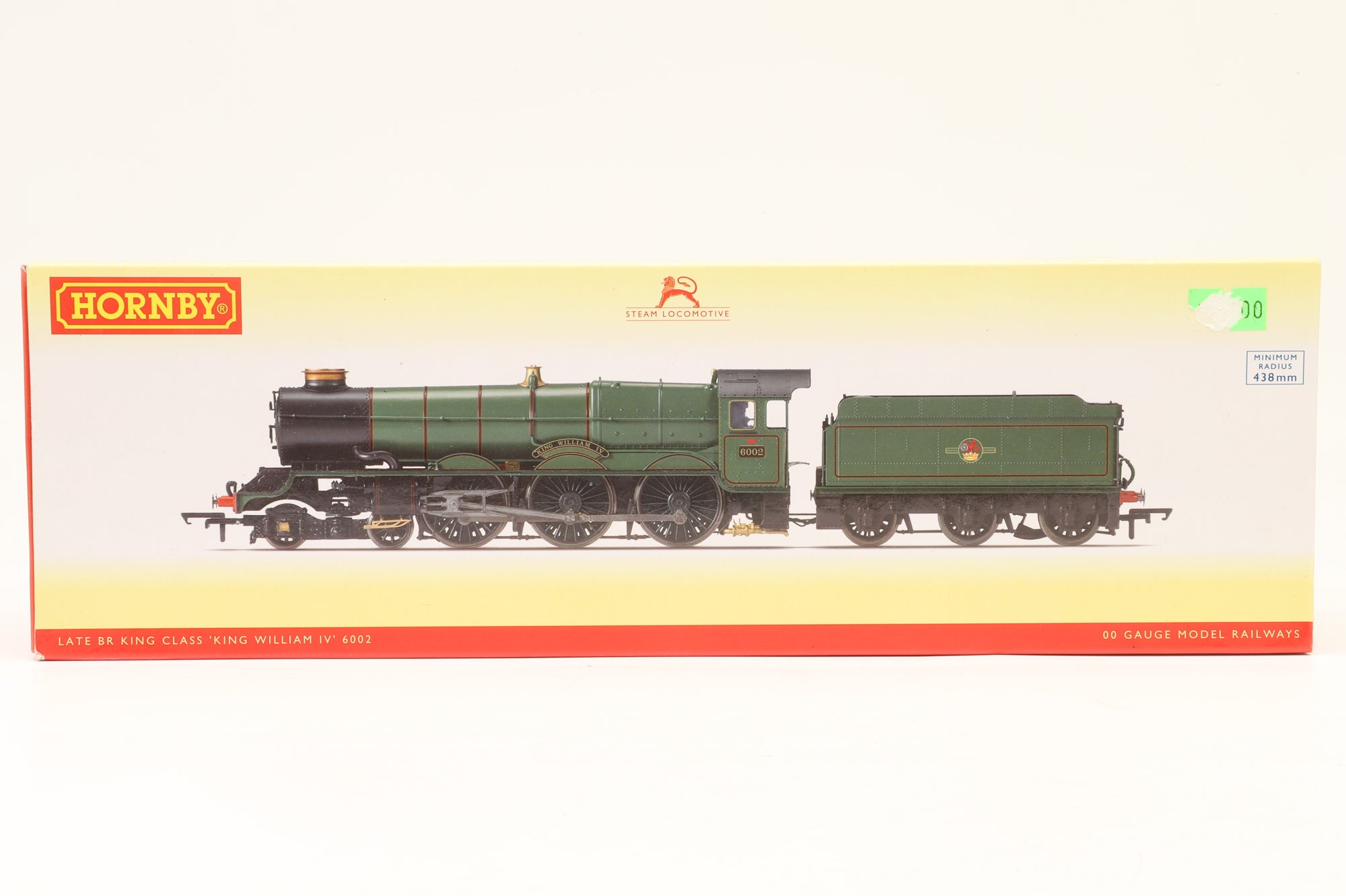 Hornby OO R3409 King Class 6002 'William IV' in Lined BR Green w/ Late Crests