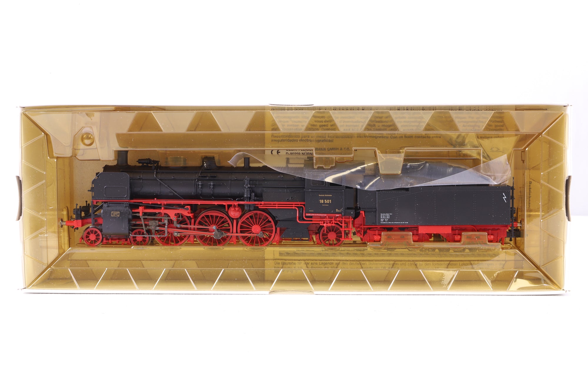 Fleischmann HO 4119 Class 18 4-6-2 Steam Locomotive DRG 2 & 3 Rail