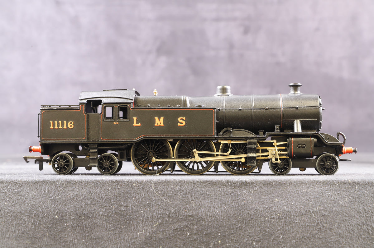 Millholme Models OO Kit Built L&amp;YR Hughes 4-6-4T &#39;11116&#39; Steam Locomotive LMS Plain Black