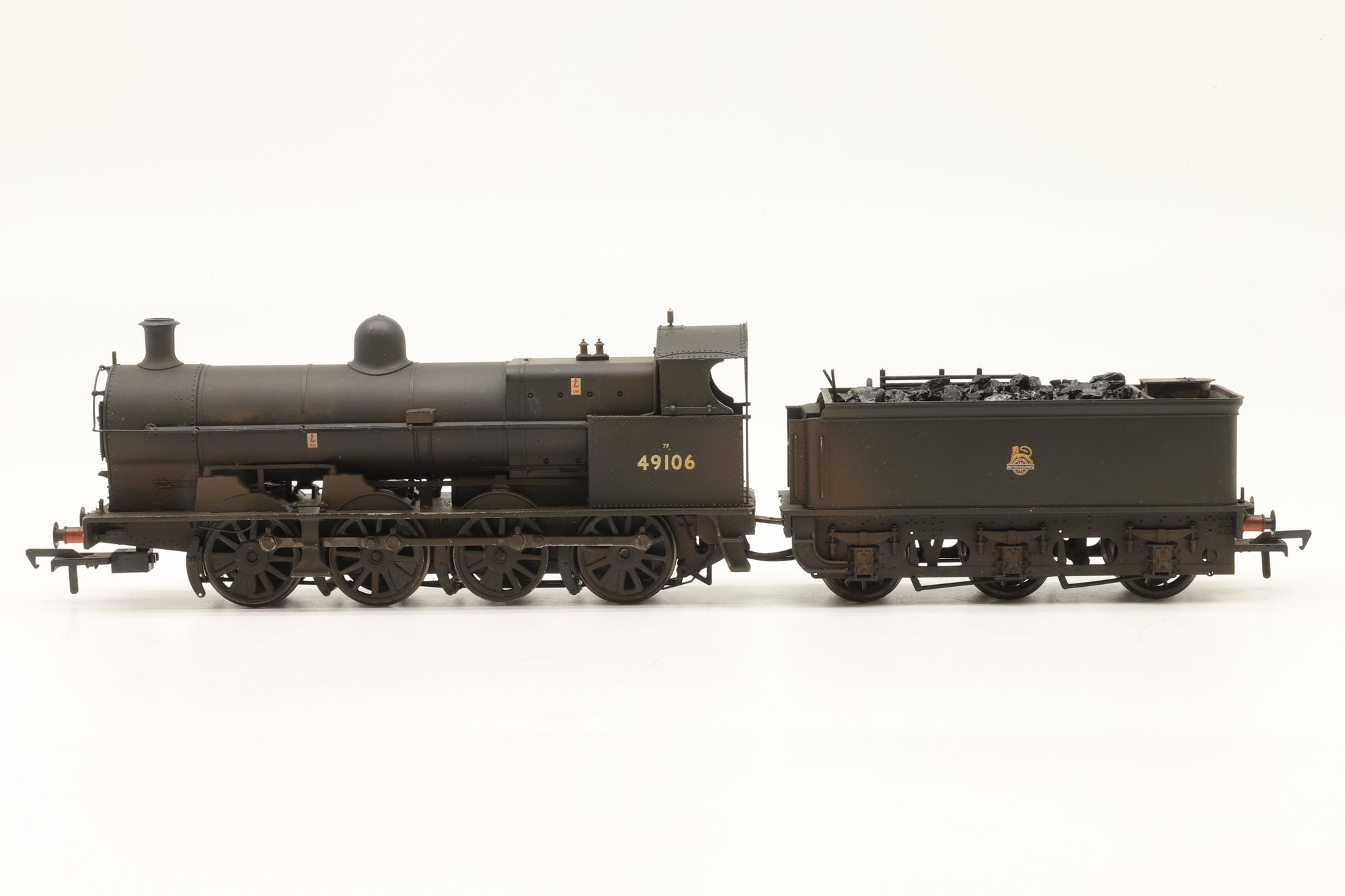 Bachmann OO 31-481 Class G2A 49106 in BR Black w/ Early Crests – Weathered