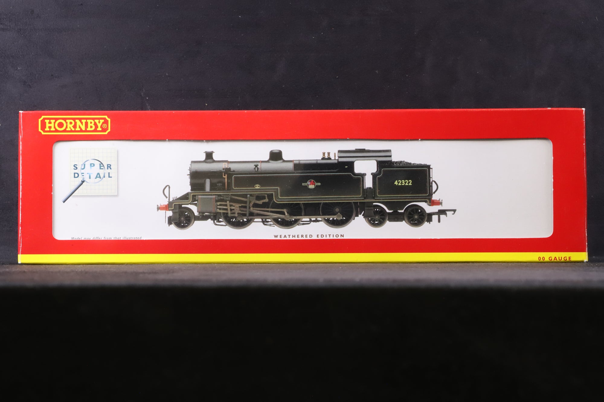 Hornby OO R2287 Fowler 4P 42322 in Lined BR Black w/ Late Crests - Weathered