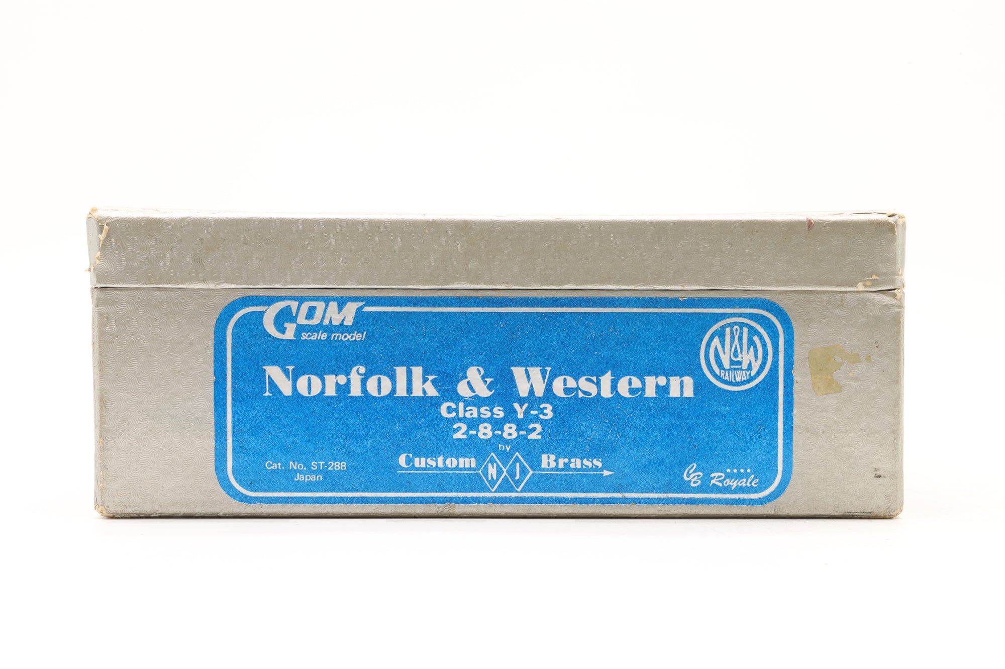 GDM/ NJ Custom Brass HO Brass N&W Class Y3 2-8-8-2 Factory Painted & Pro Weathered