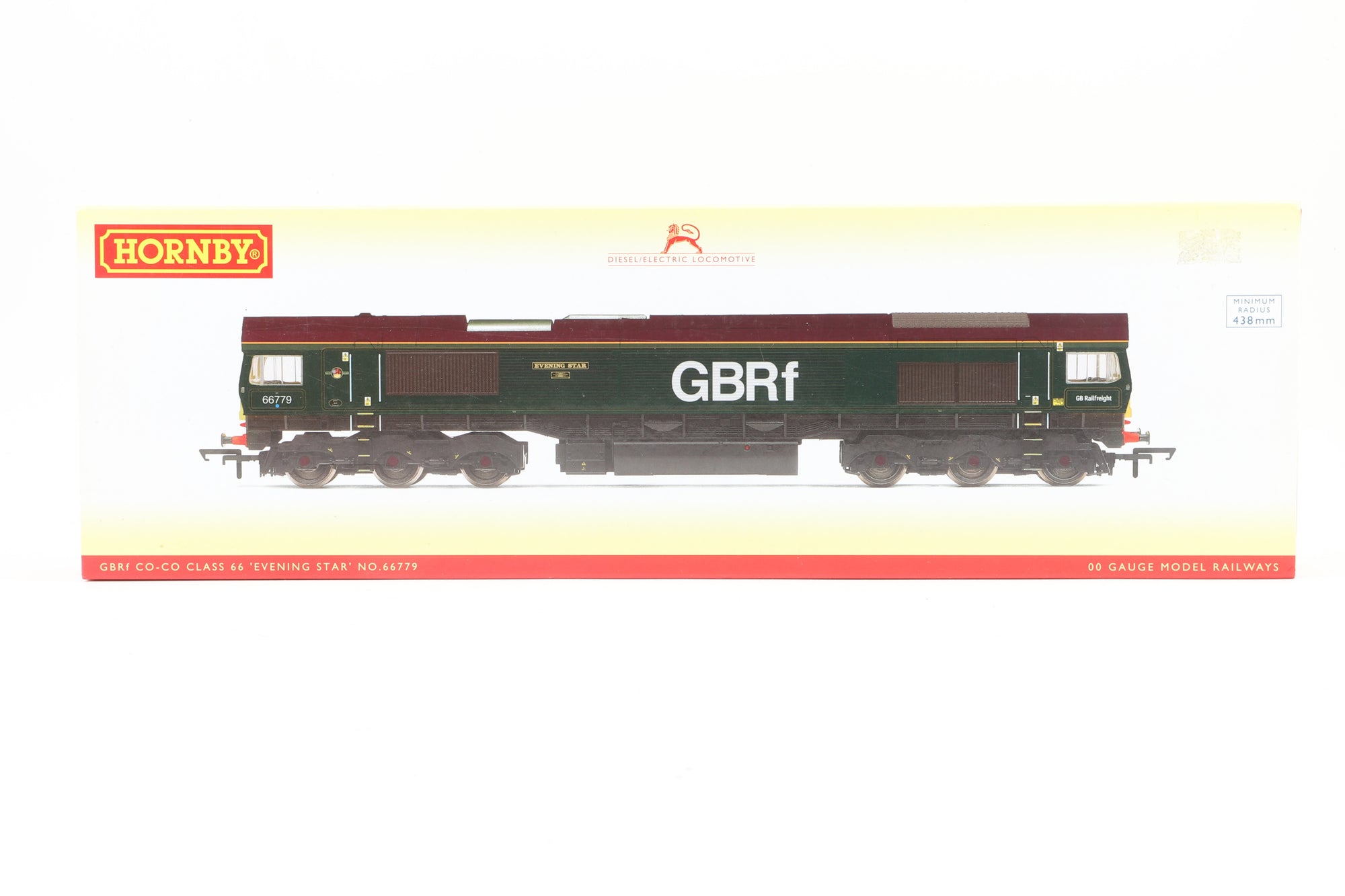 Hornby OO R3747 GBRf Co-Co Class 66 'Evening Star' '66779', DCC Fitted, Weathered