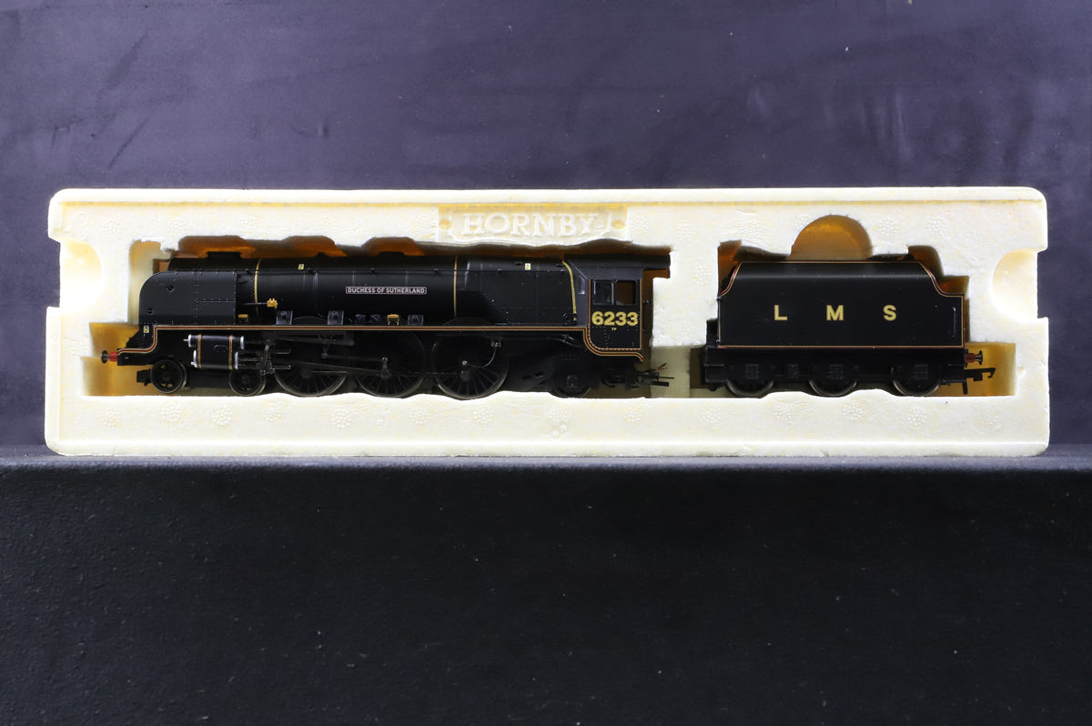 Hornby OO R3014 Princess Coronation Class 6233 &#39;Duchess of Sutherland&#39; in LMS Black