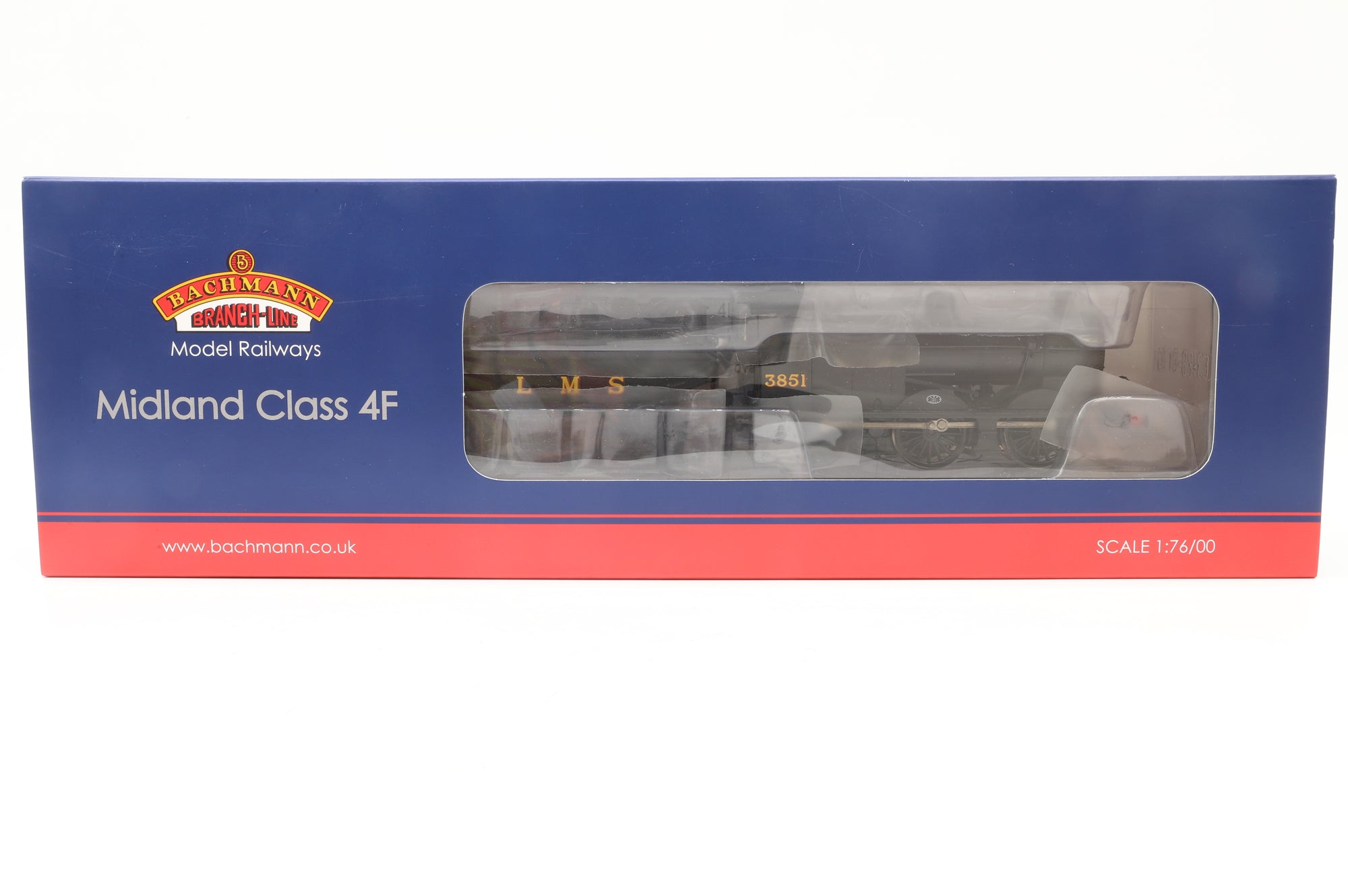 Bachmann OO 31-880 Class 4F '3851' LMS Black