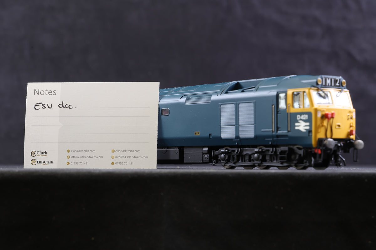 Hornby OO R2474 Class 50 BR Blue &#39;D421&#39;, DCC Sound