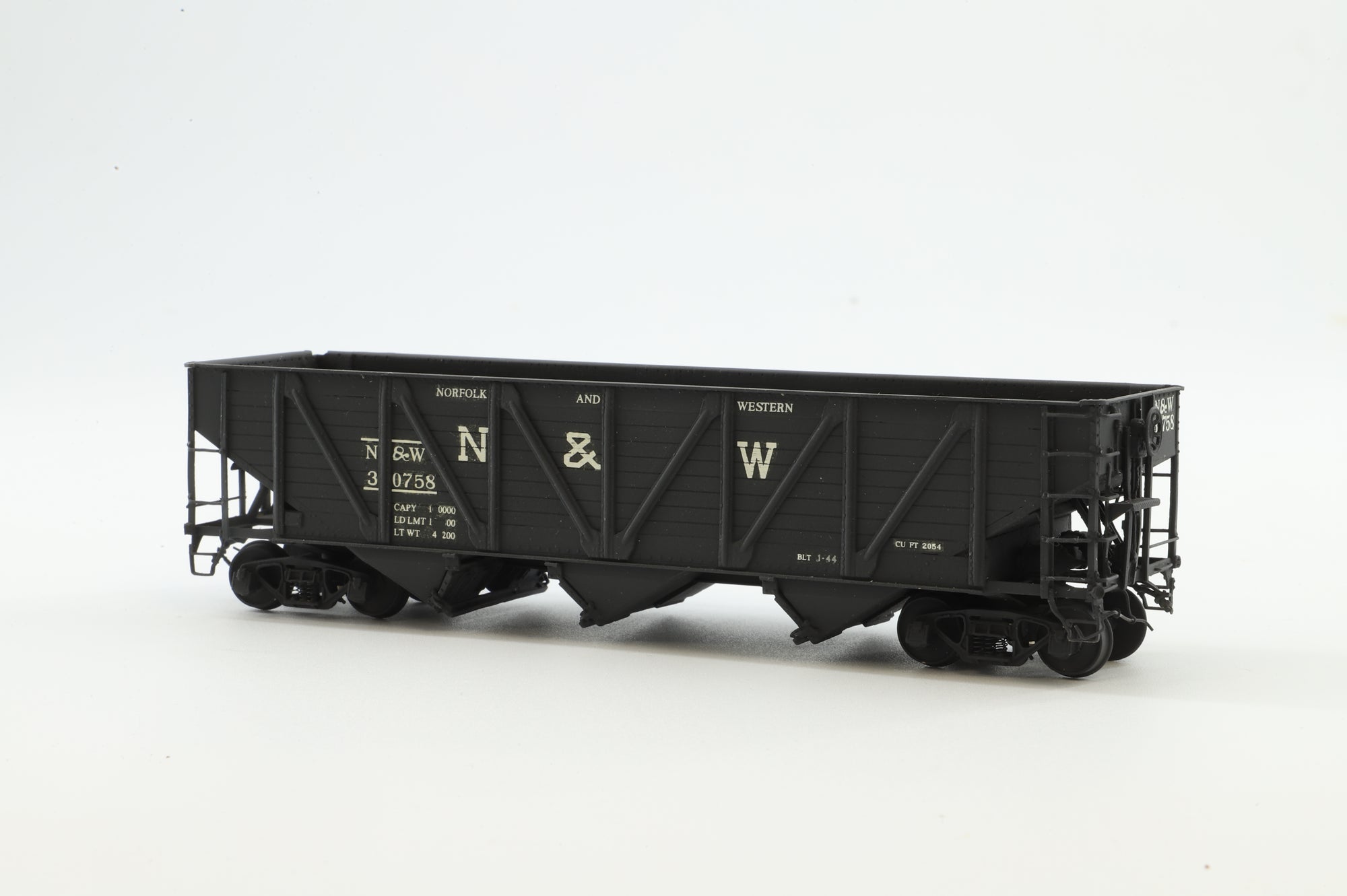Overland Models HO Brass OMI-3096 Hopper N&W H-4 3-bay 55 Ton Composite Hopper C/P Tolf '30758'