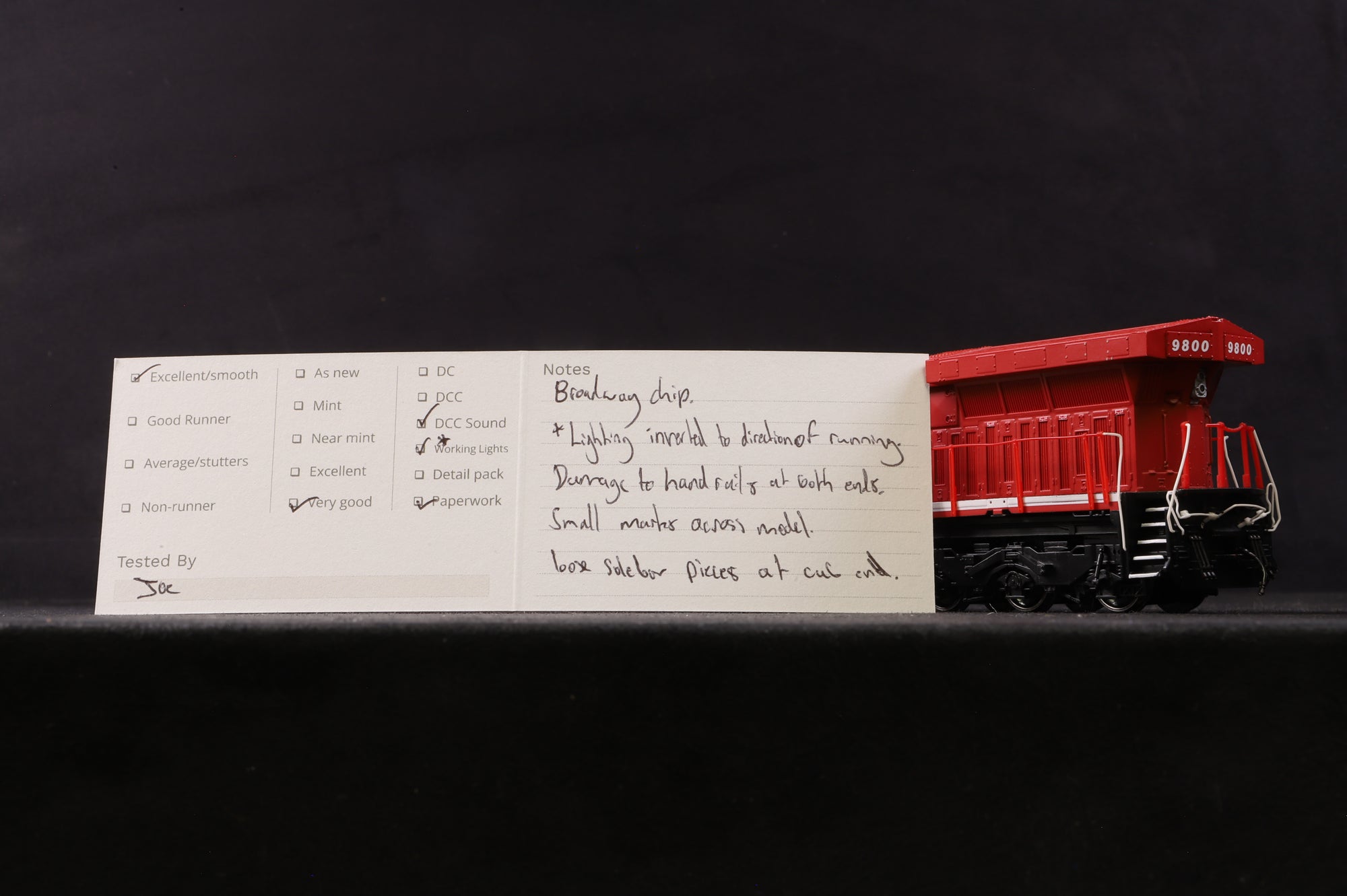 Broadway Models HO 5064 GE AC6000 No.9801 in Canadian Pacific Livery - DCC Sound