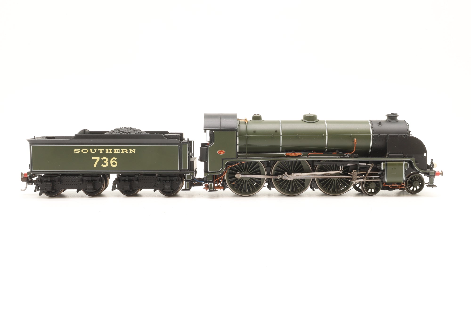 Hornby OO King Arthur Class 'Excalibur' 736' SR Green, DCC Sound