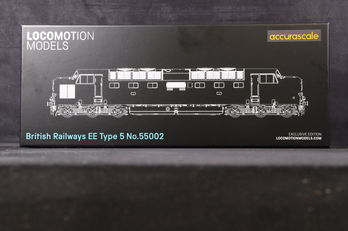 Accurascale OO ACC2974DCC Class 55 Deltic &#39;55002&#39; BR Blue, DCC Sound