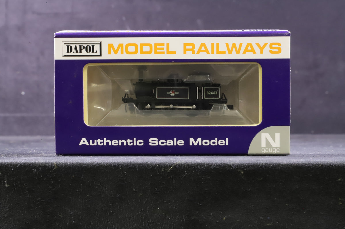 Dapol N ND-100D Terrier &#39;32662&#39; BR Lined Balck L/C