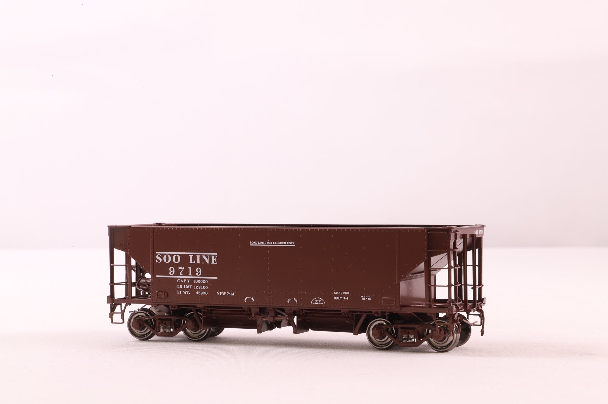 Challenger Imports HO Brass 2389.1 Hart Ballast Car SOO Selective Service HK-50-4 '9719'