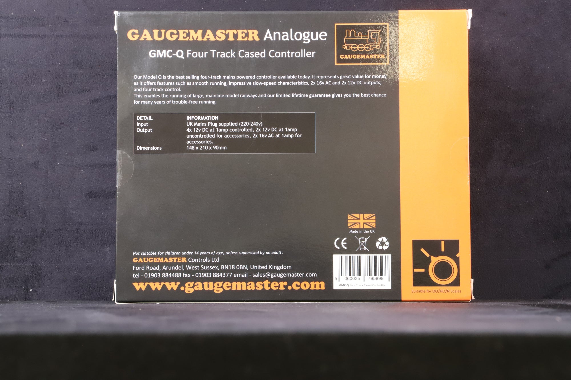 Gaugemaster OO GMC-Q 4 Track Cased Controller