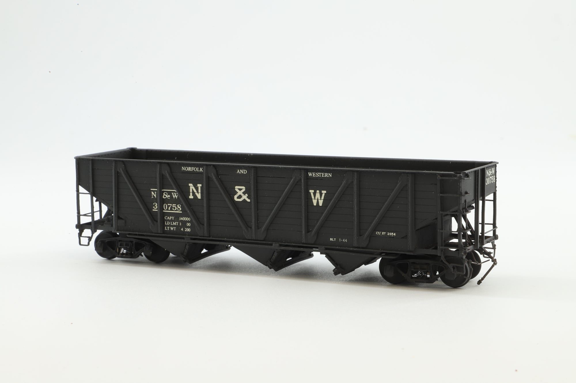 Overland Models HO Brass OMI-3096 Hopper N&W H-4 3-bay 55 Ton Composite Hopper C/P Tolf '30758'