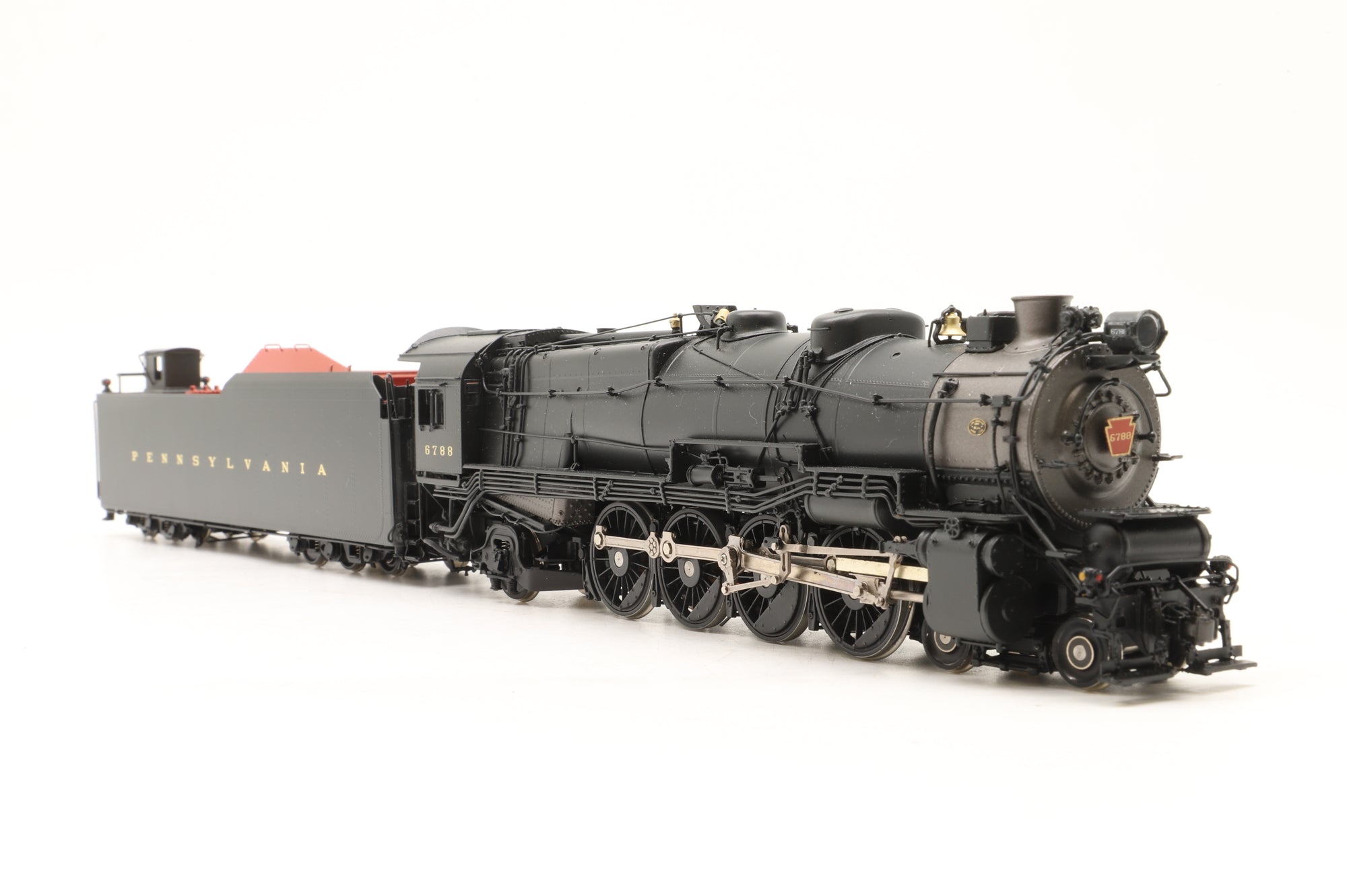 Challenger Imports/Samhongsa HO Brass 2300.1 Class M1A w/ 210F75 Tender #6788 PRR Black