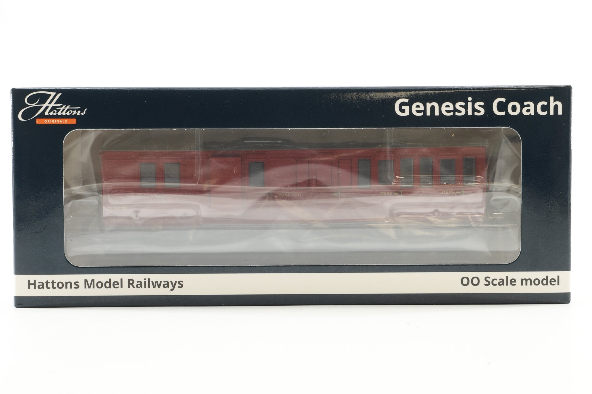 Hattons OO H4-6BT-901BL 6 Wheel Brake 3rd Mess Van BR Crimson