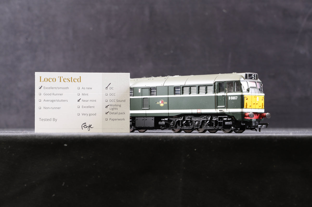 Hornby OO R3144 BR AIA-AIA Diesel Electric Class 31 &#39;D5657&#39;