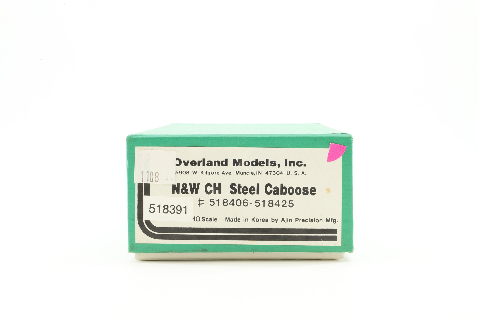 Overland Models HO Brass OMI-3867 Caboose N&W Class C31 Steel Red w/ Weathering '518632'