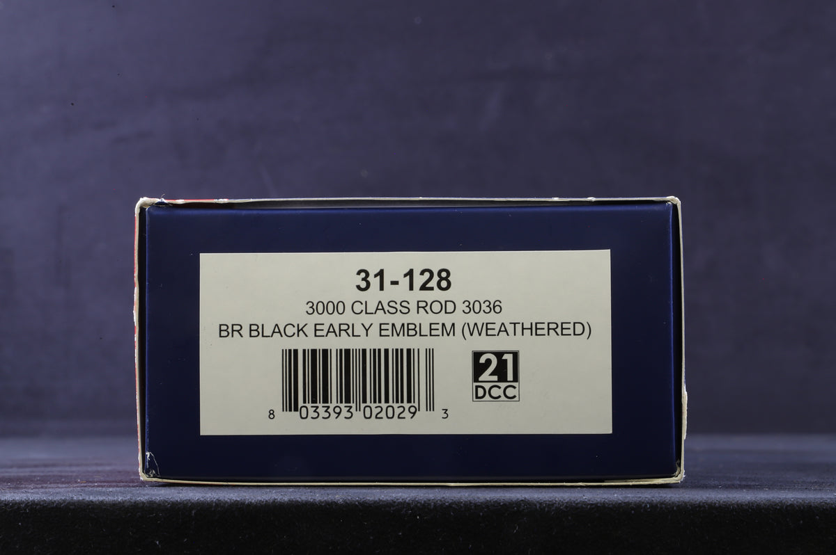 Bachmann OO 31-128 3000 Class ROD &#39;3036&#39; BR Black E/C Weathered