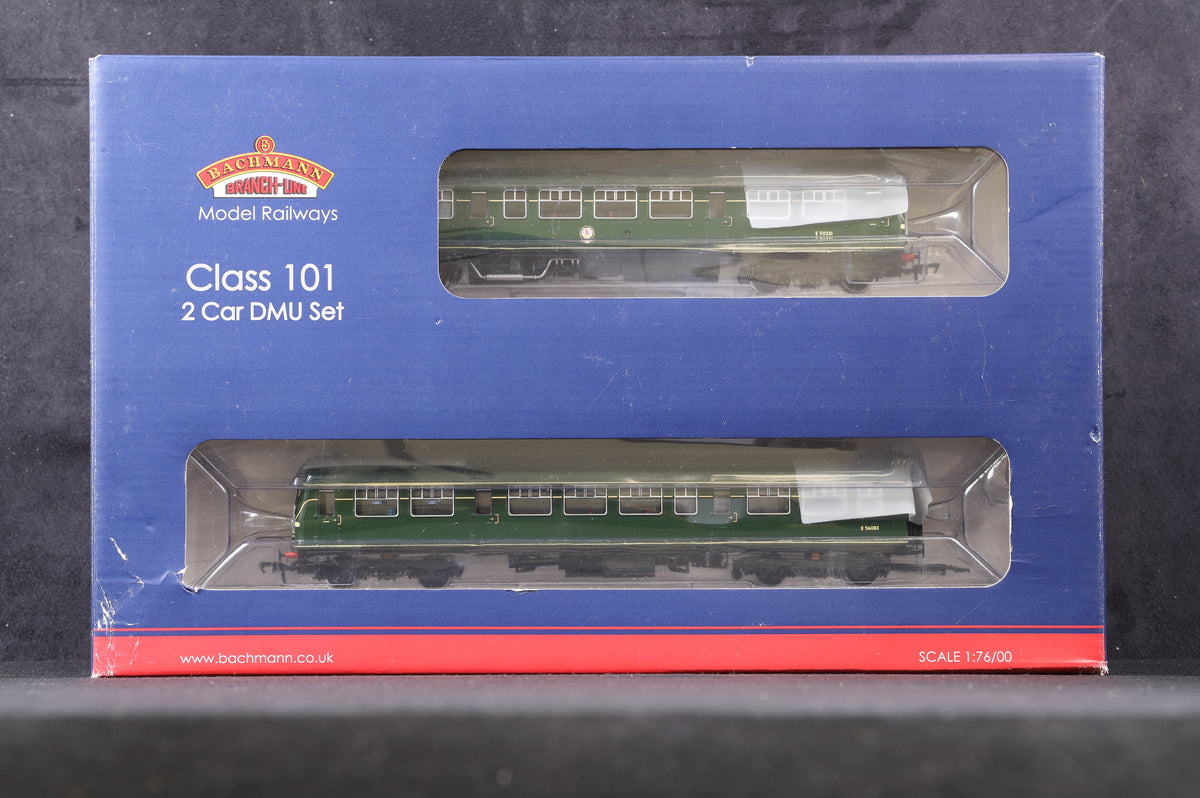 Bachmann OO 32-285 Class 101 DMU BR Green With Speed Whiskers, DCC Fitted