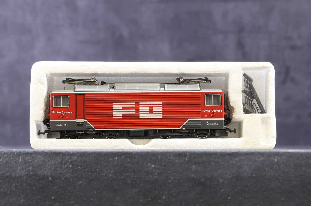 Bemo HOE/ HOm Electric Locomotive Ge 4/4 III Nr. 81 &amp; 82