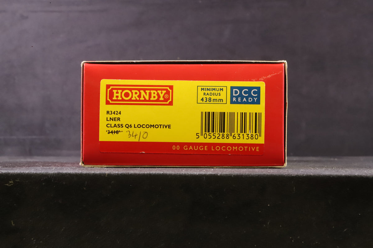 Hornby OO R3424 LNER Class Q6 Loco &#39;3410&#39;, Re-Numbered