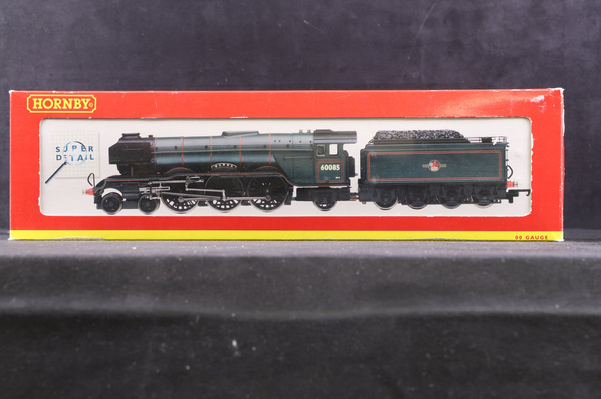 Hornby OO R2152 Class A3 &#39;60085&#39; &#39;Manna&#39; BR Lined Green L/C Tender Drive