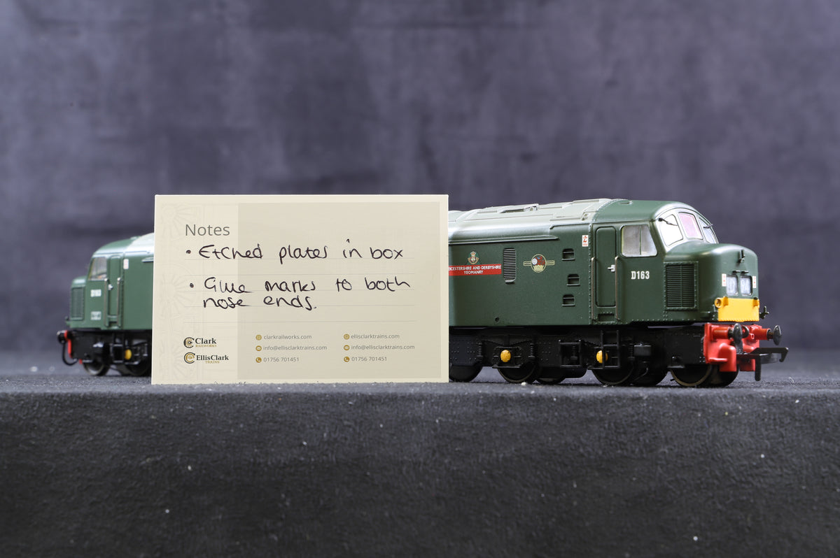 Bachmann OO 32-700 Class 46 &#39;D163&#39; &#39;Leicestershire &amp; Derbyshire Yeomanry&#39; BR Green L/C