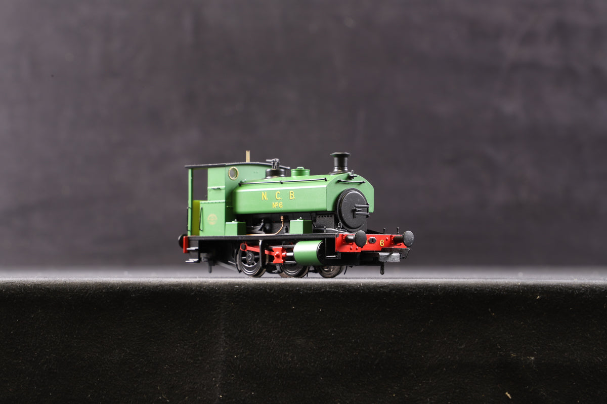 Hattons OO H4-AB16-002 Andrew Barclay 16&quot; 2043 &#39;No6&#39; NCB Green