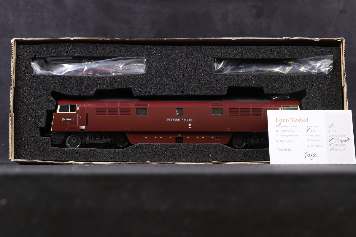 Heljan OO 5211 Class 52 Western diesel D1041 &quot;Western Prince&quot; in BR maroon