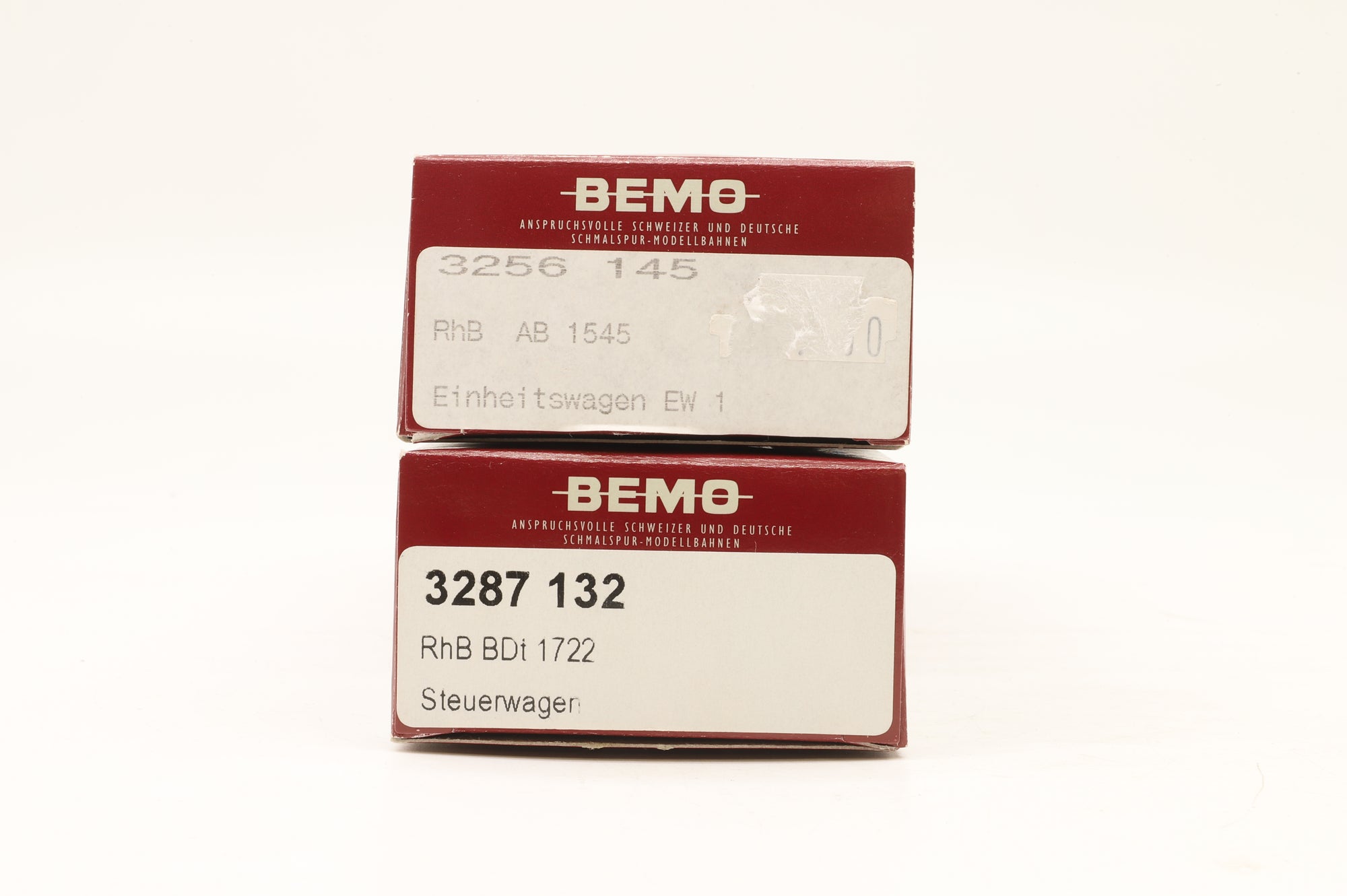 BEMO HOm Rake of 2x Rhb Red Coaches