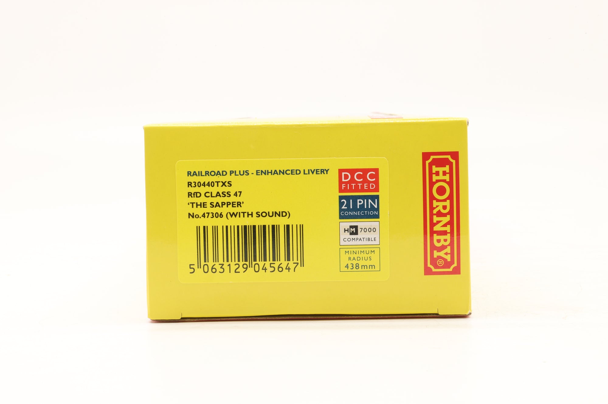 Hornby Railroad OO R30440TXS Class 47 47306 'The Sapper' in Railfreight Distribution Livery – TXS Sound