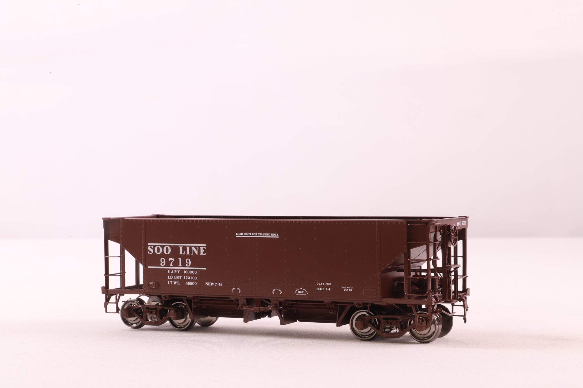 Challenger Imports HO Brass 2389.1 Hart Ballast Car SOO Selective Service HK-50-4 '9719'